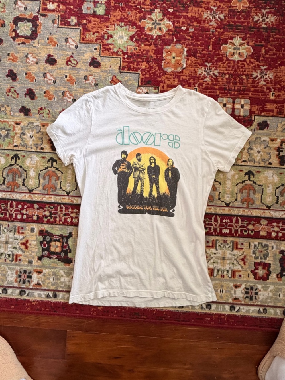 The Doors White Graphic Band Tee